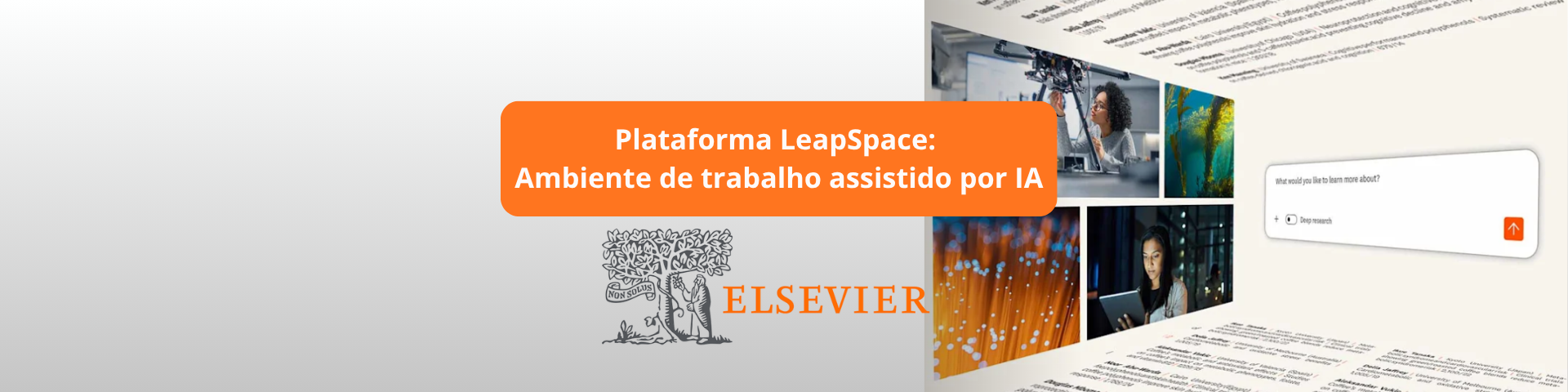 Plataforma LeapSpace: ambiente de trabalho assistido por IA