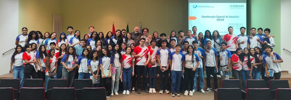 INPE Amazônia fortalece parceria com a Escola Dr. Celso Malcher e amplia diálogo com estudantes e professores 1 Parceria escola Celso Mancher
