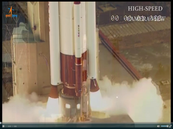 Lançamento do satélite Amazonia 1 pelo foguete PSLV-C51.