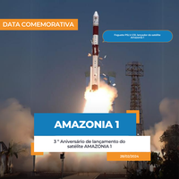 3º Aniversário de Lançamento do satélite Amazonia 1