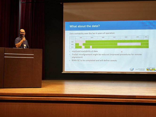 18º Workshop da rede global de monitoramento de radiação em superfície (BSRN - Baseline Surface Radiation Network)