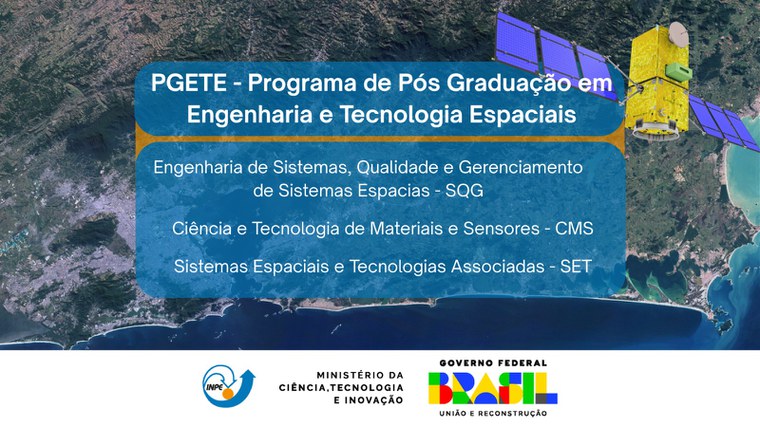 Programa de Pós-Graduação em Engenharia e Tecnologia Espacial (PGETE)