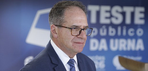 Coordenador da COTIC, Antonio Esio Salgado, no Teste da Urna 2025