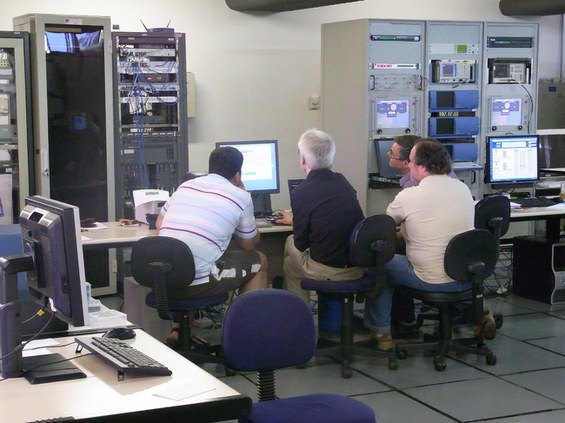 Sala de Controle de Recepção e Gravação de Imagens (ERG).