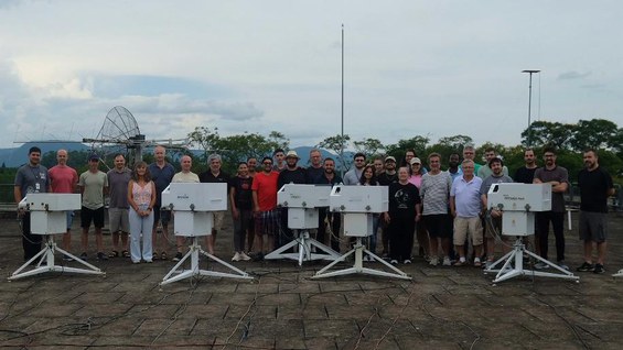 Participantes do evento de calibração dos Brewers em Santa Maria (foto de 01/03/2024).