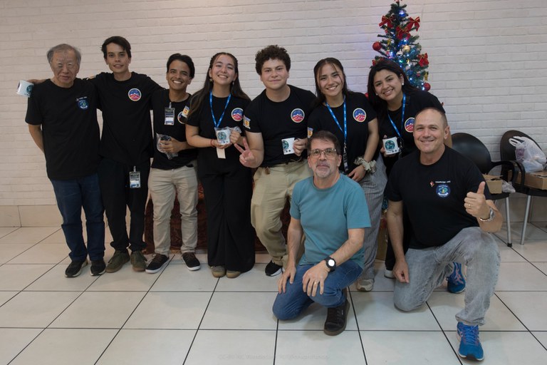 Equipe USM com organizadores. Foto - Wande Clayt.jpg