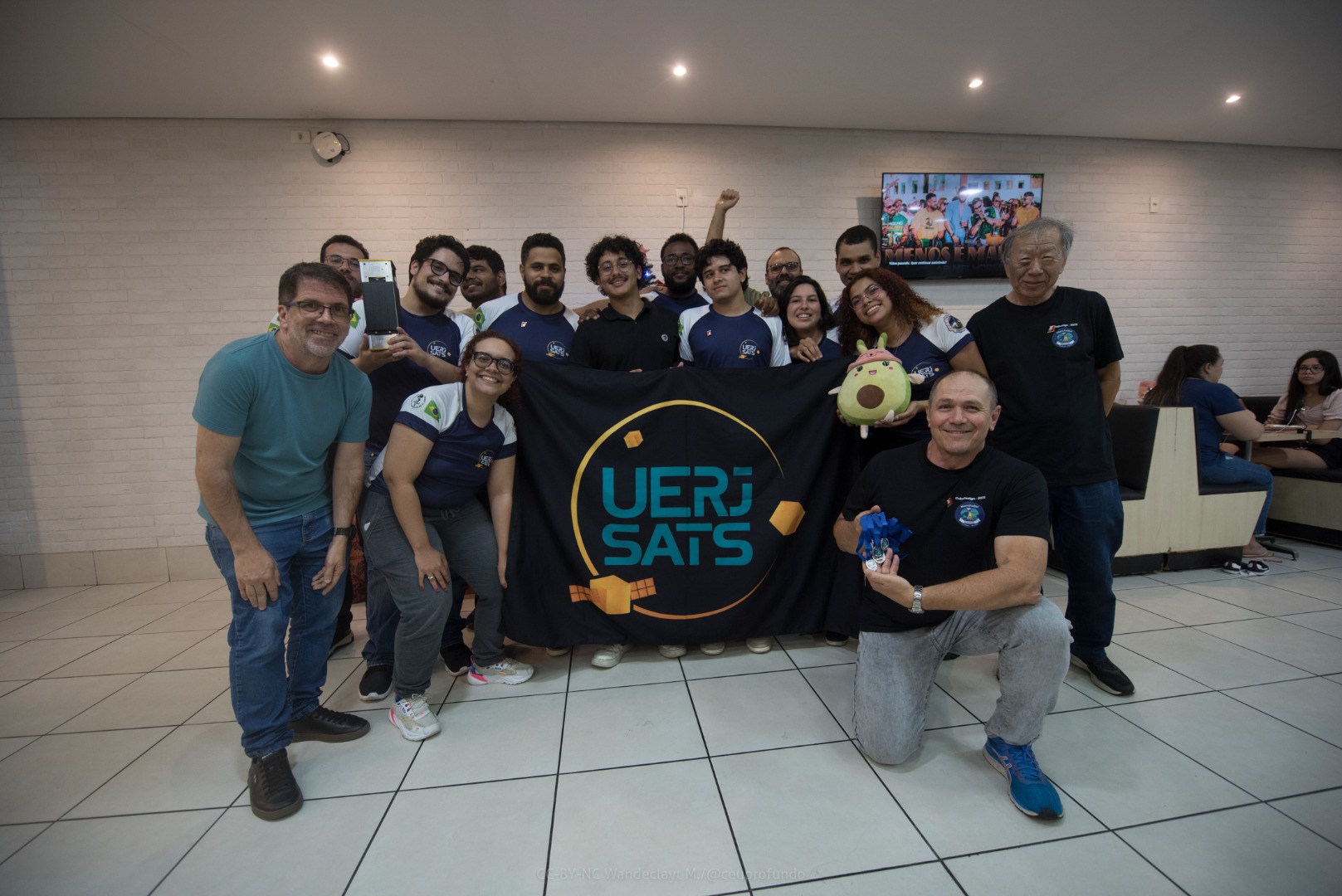 UERJ Sats com organizadores. Foto - Wande Clayt.jpg