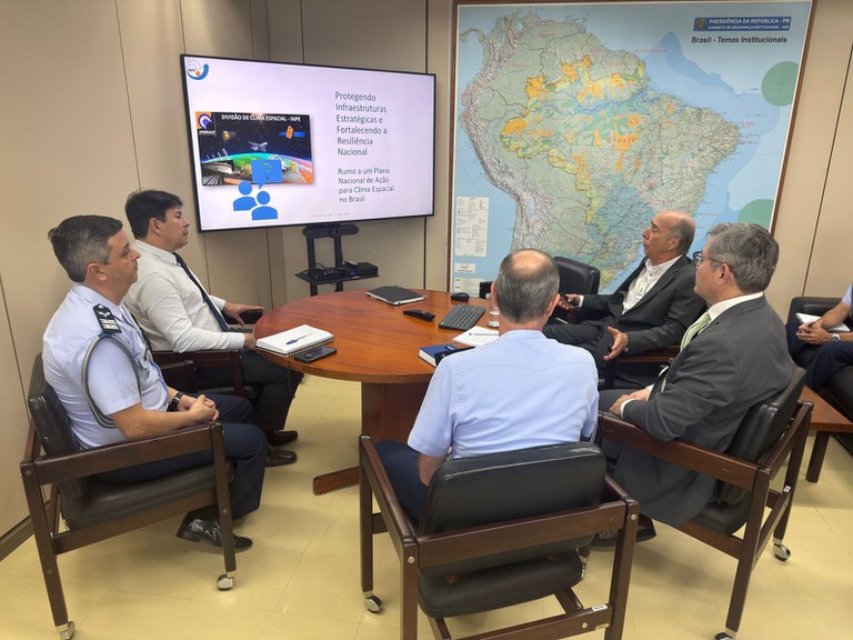 Reunião no GSI em Brasília