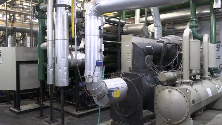 Sistema de refrigeração do Centro de Dados do INPE instalado em Cachoeira Paulista (SP)