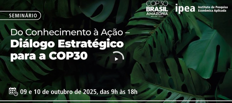INPE participa de seminário internacional do Ipea em preparação para a COP30