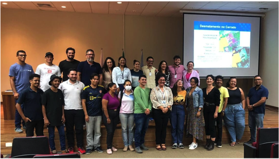 Alunos do curso técnico de Agrimensura, Cartografia e Geodésica do Instituto Federal do Pará (IFPA).