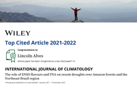 Pesquisador do INPE é agraciado pelo Jornal Internacional de Climatologia