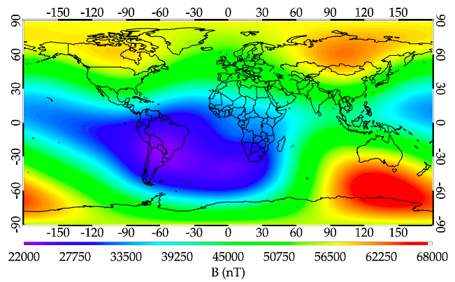 Confirmado! Anomalia Magnética do Atlântico Sul permite atividade de aurora  no Brasil - Galeria do Meteorito