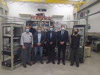 Presidente e Diretor da CNEN visitam o Experimento Tokamak Esférico-ETE no INPE/MCTI