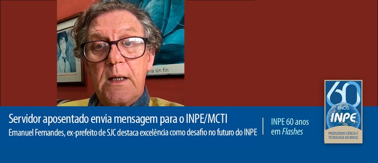Imagem de destaque - INPE 60 anos em Flashe