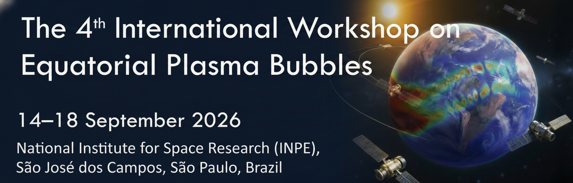 Banner 4º Workshop Internacional sobre Bolhas de Plasma Equatorial
