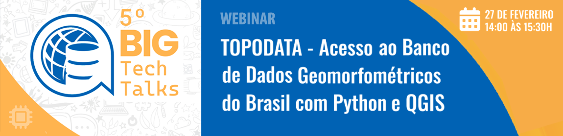 Banner sobre o 4º BIG TechTalks, que será 23 de maio, das 14h às 15h