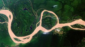 Rio Solimões - Fonte Boa, Amazonas. Imagem do CBERS4 MUX..jpg