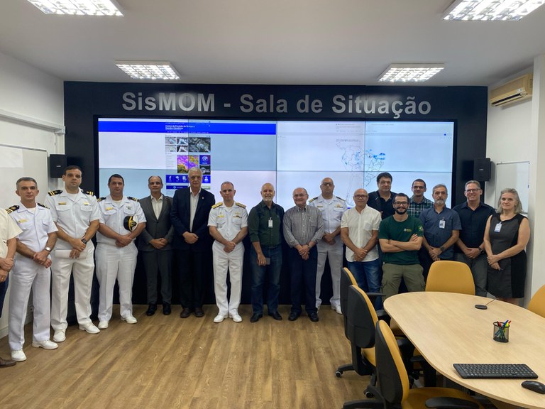 INPE, Marinha e Ibama avaliam evolução do projeto SisMOM (11/03/2025)