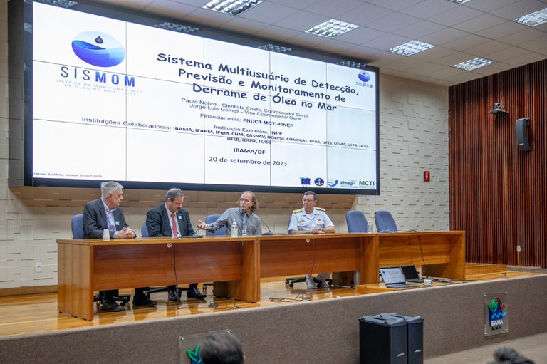 Ibama, Inpe e Marinha discutem execução do SisMOM (26/09/23)