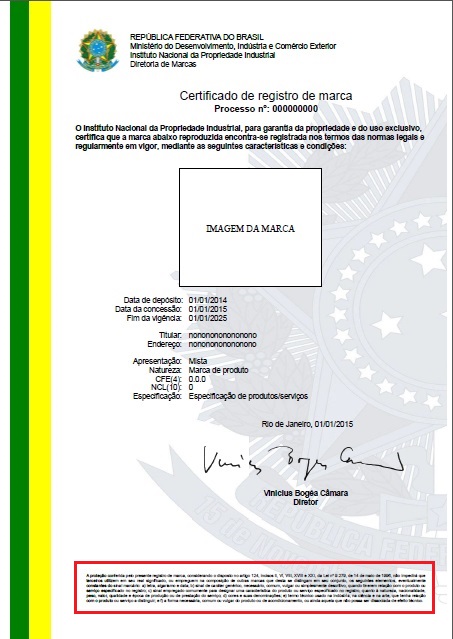 INPI disponibiliza lista dos códigos de despachos de marcas — Instituto  Nacional da Propriedade Industrial