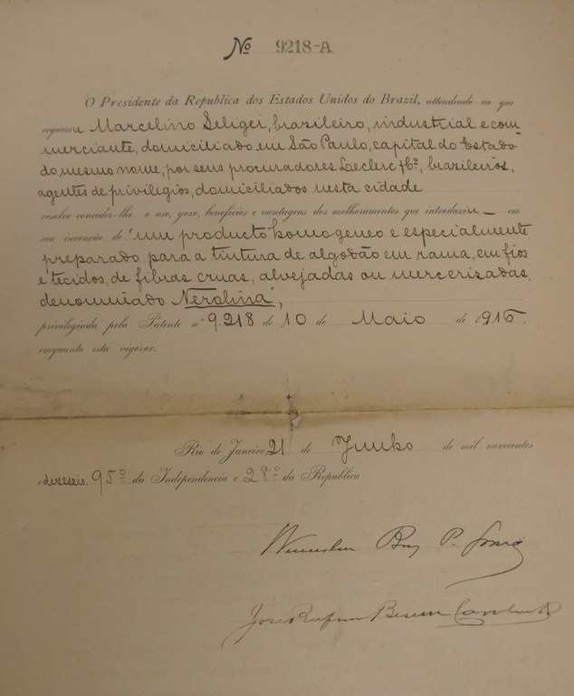 Patentes históricas