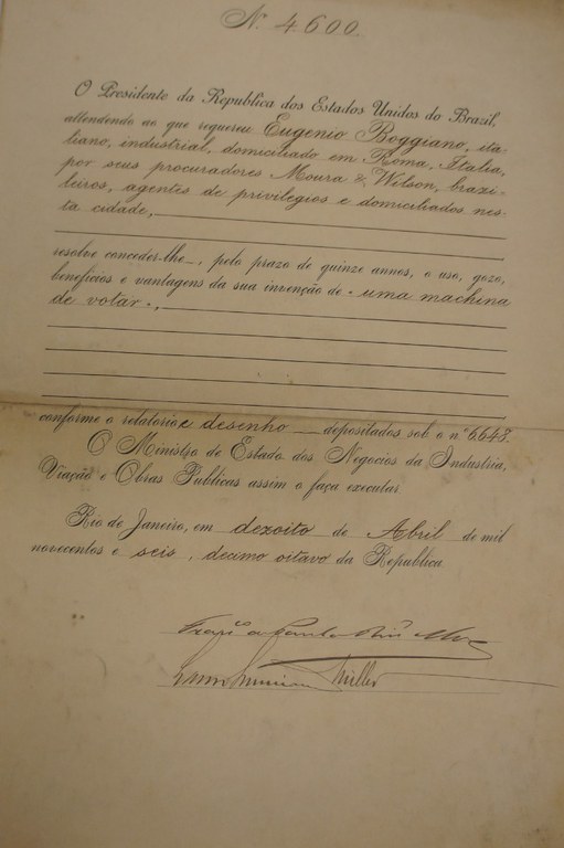 Patentes históricas