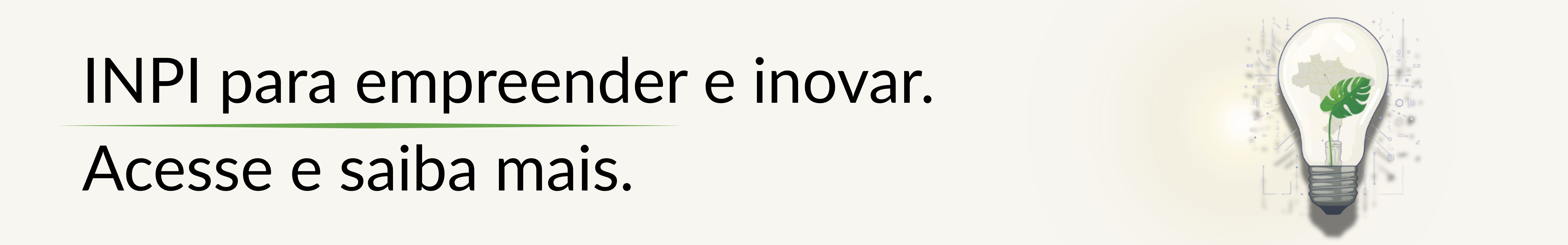 INPI para empreender e inovar