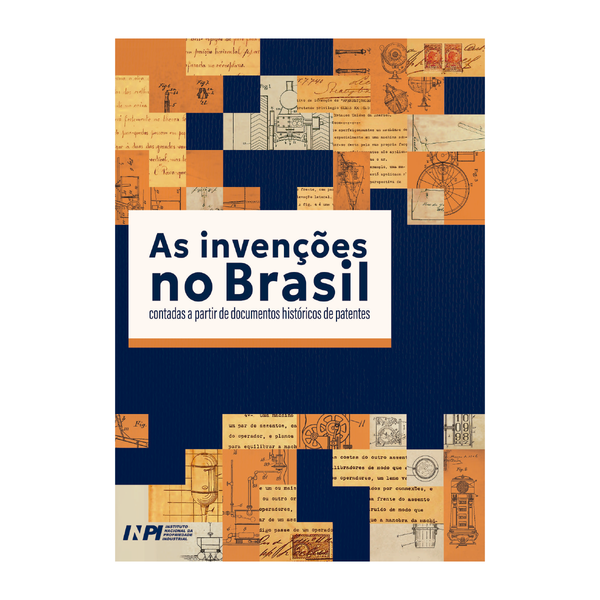 Capa do livro "As invenções no Brasil"