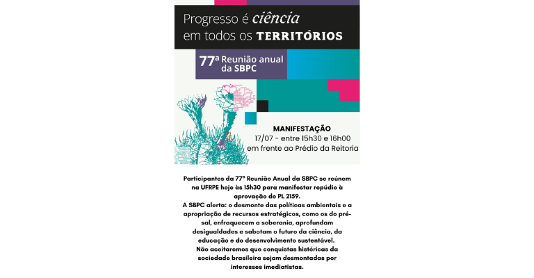 Manifestação SBPC
