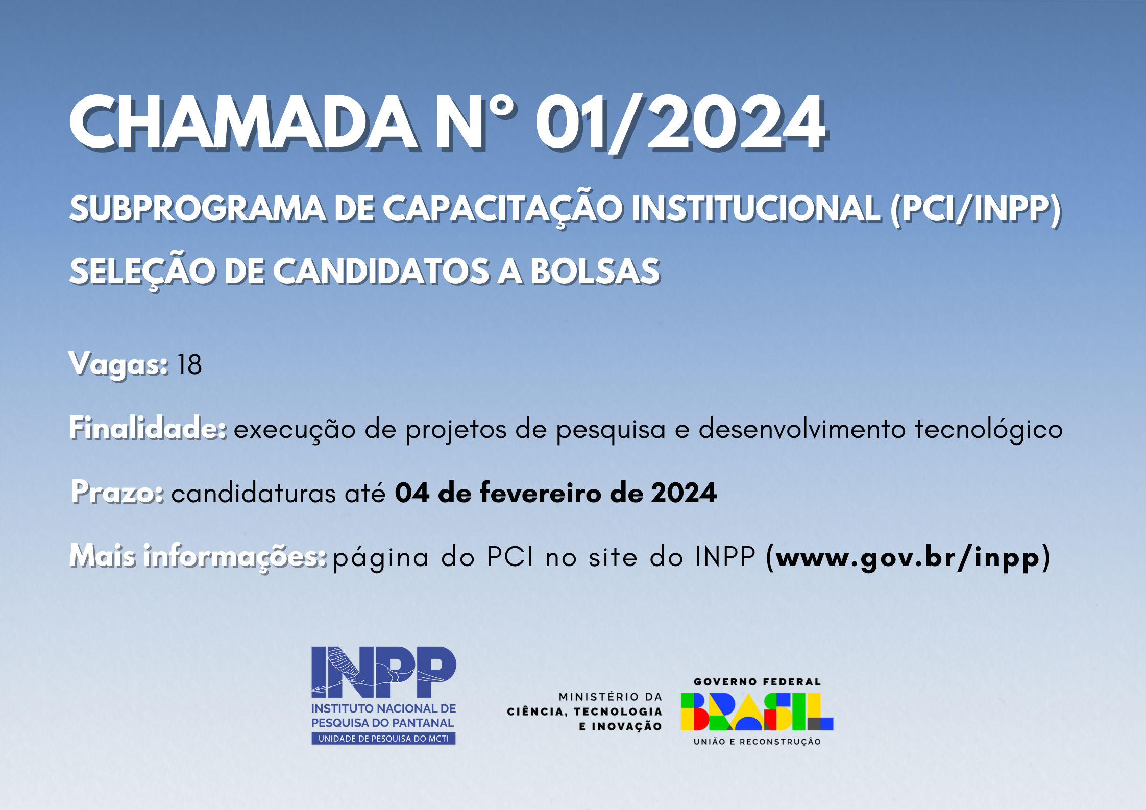 Chamada 01/2024 PCI