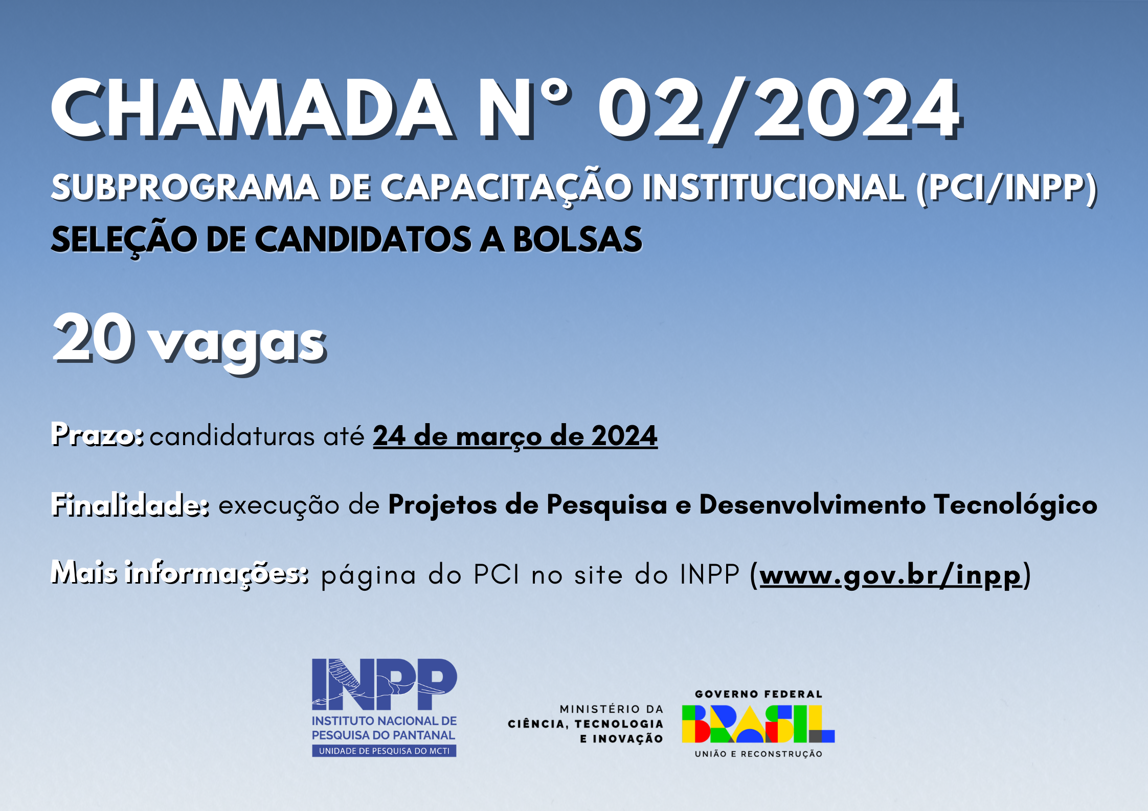 Chamada 02/2024 PCI