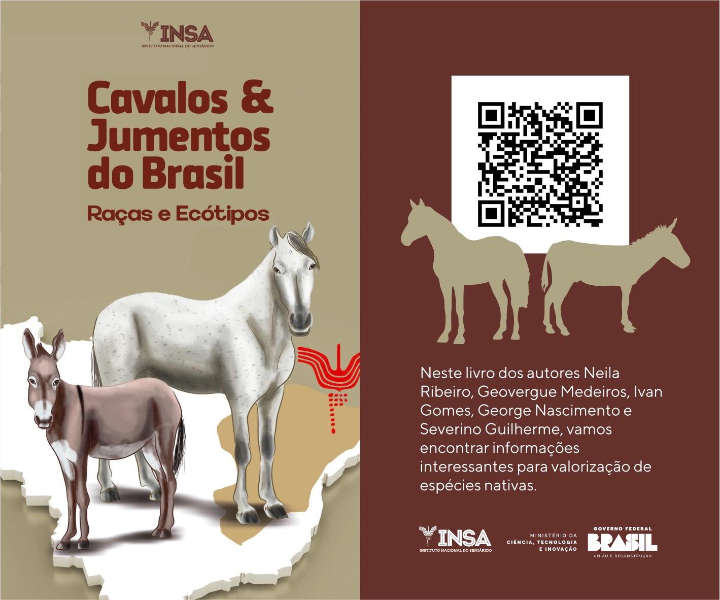 Livro Cavalos e Jumentos do Brasil. Raças e Ecótipos