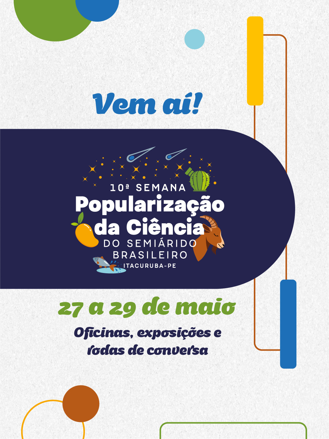 Card de anuncio da Semana POP