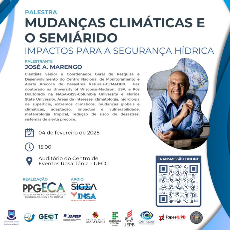 Palestra Mudanças Climáticas e o Semiárido