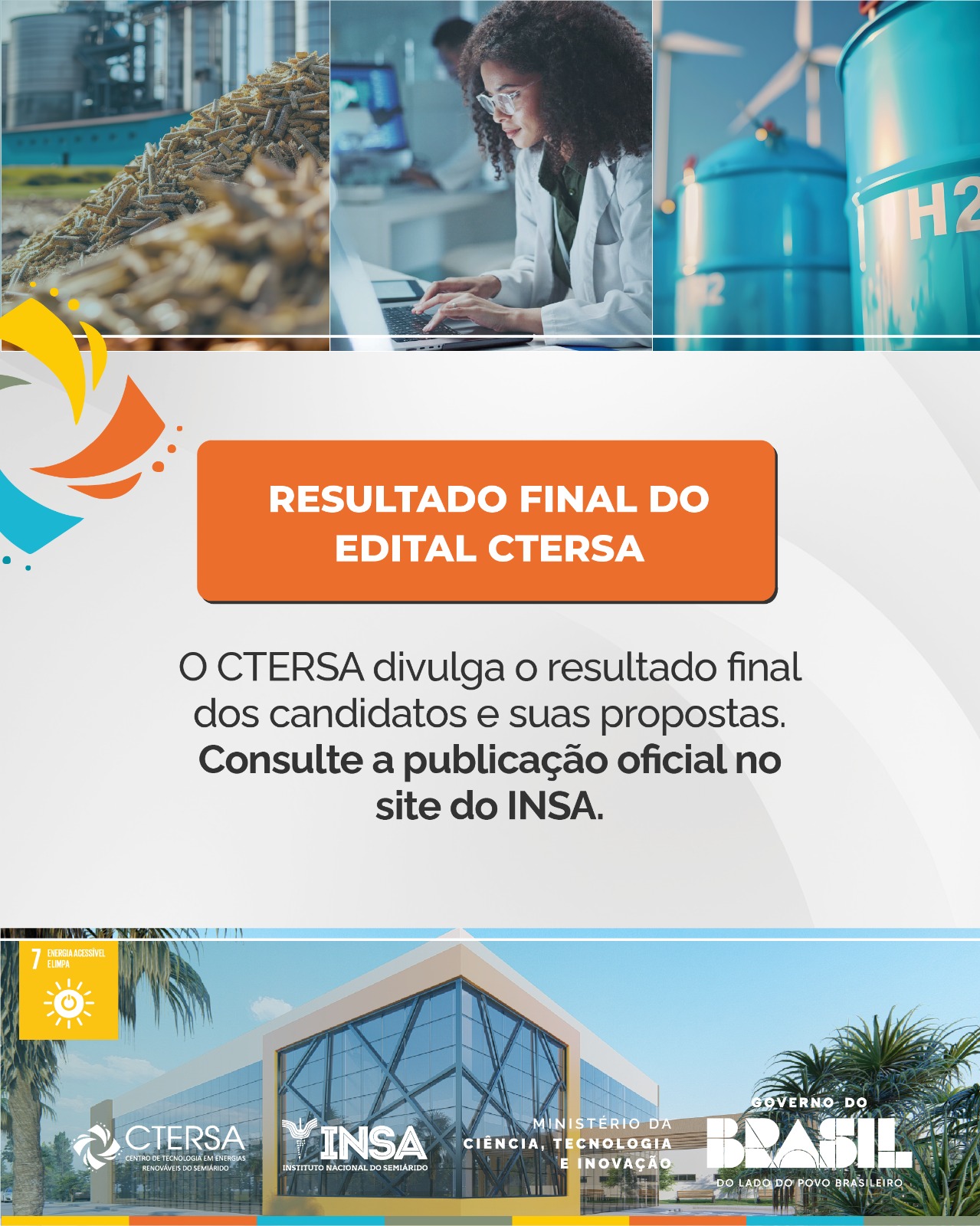 Card  ilustrativo para noticia do resultado
