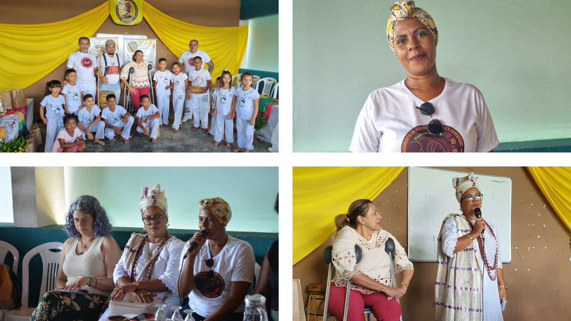 Registros durante o lançamento do projeto Plantando Sementes, Colhendo Futuros