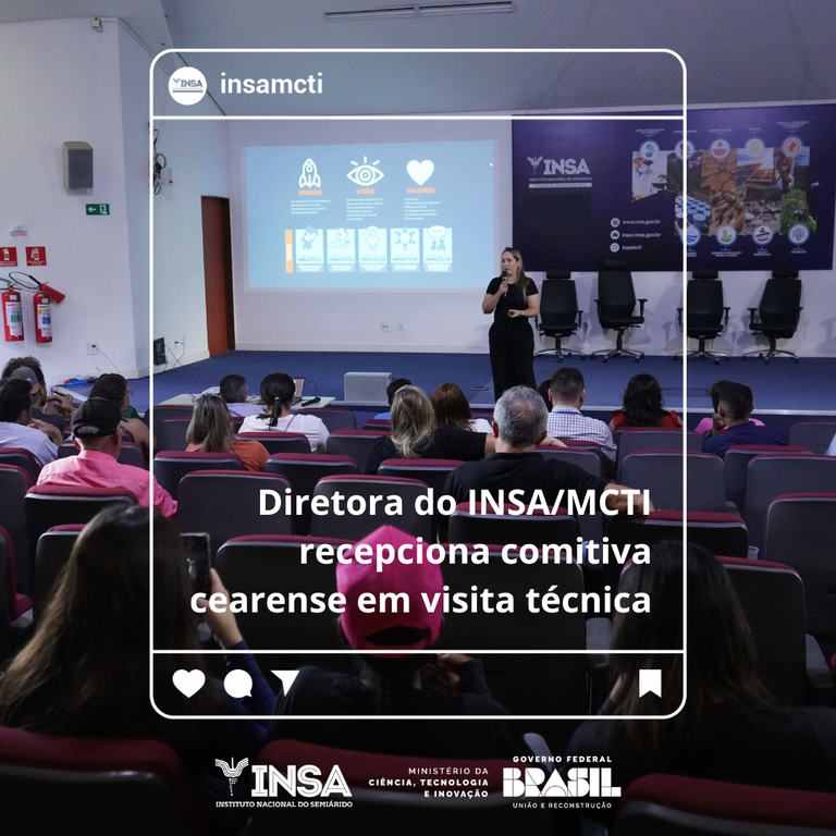 Diretora do INSA/MCTI recepciona comitiva cearense em visita técnica
