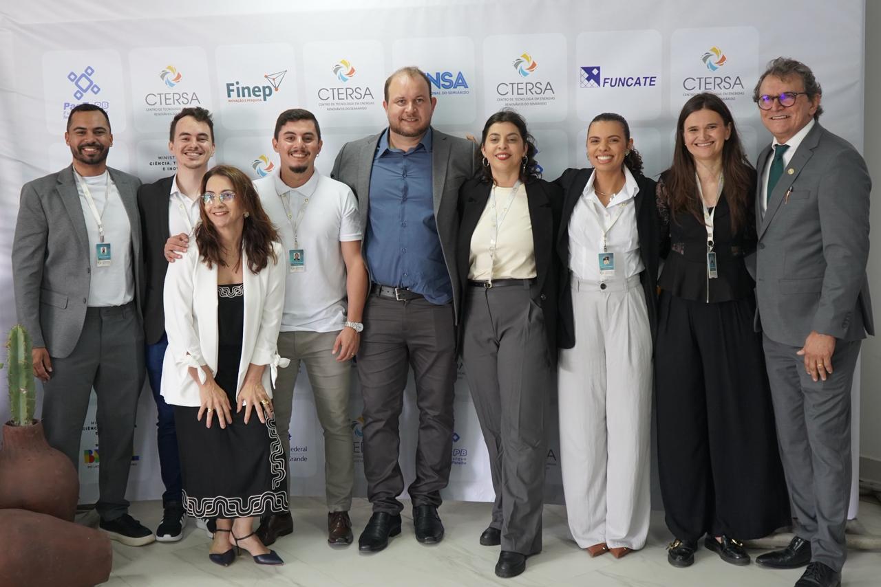 Equipe do CTERSA posando durante o evento