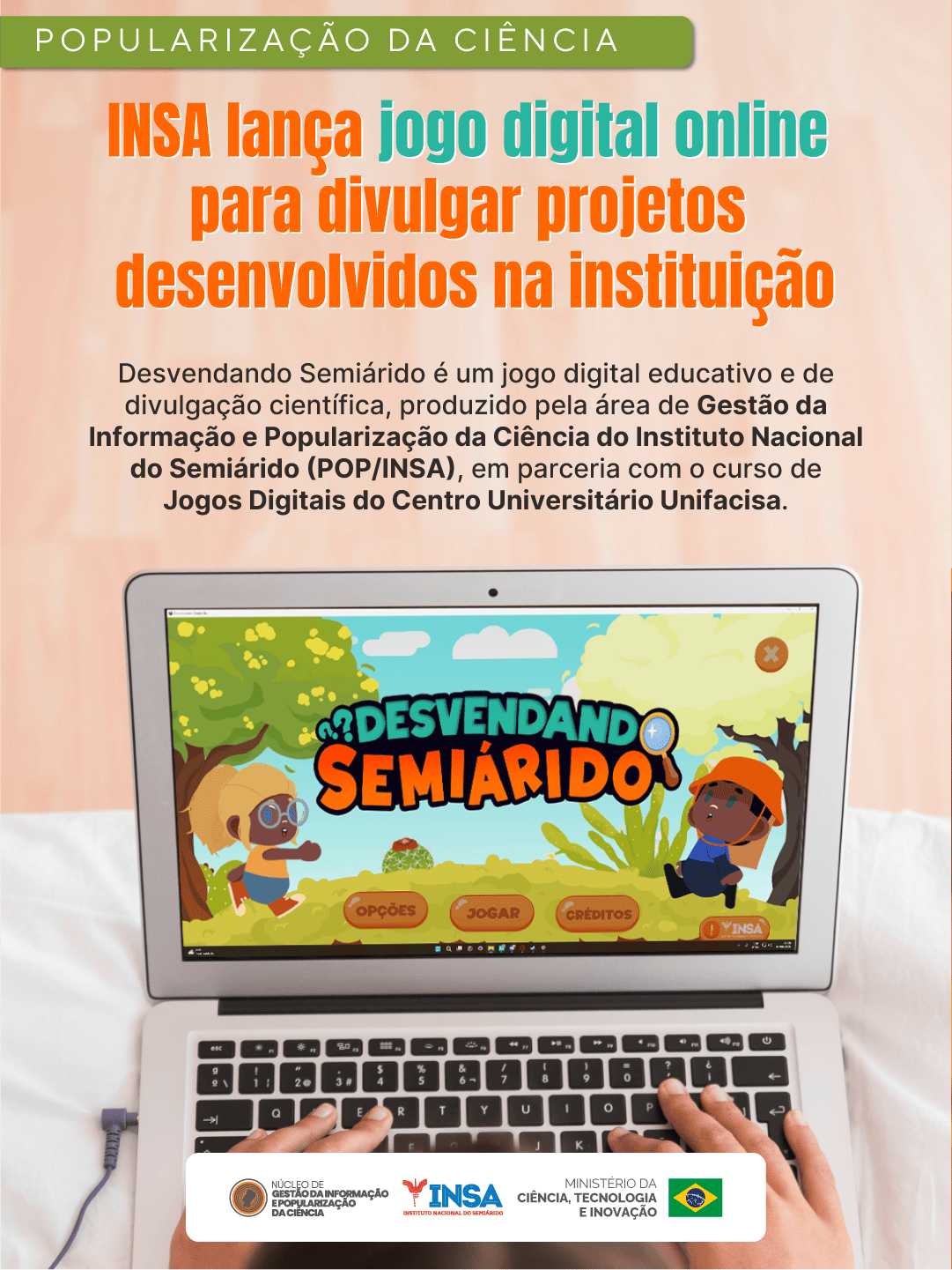 Card. INSA lança jogo digital online