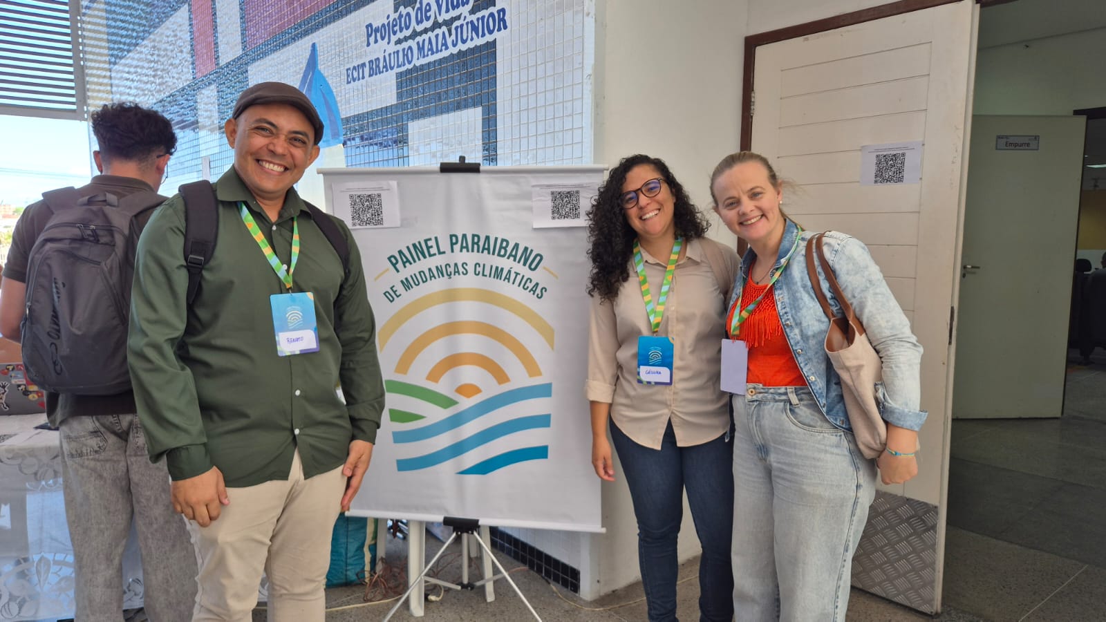Pesquisadores no evento
