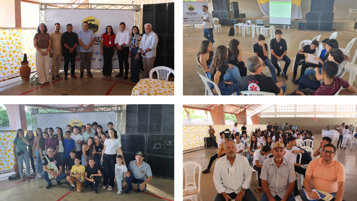 Registros da programação da I Jabre Expomel