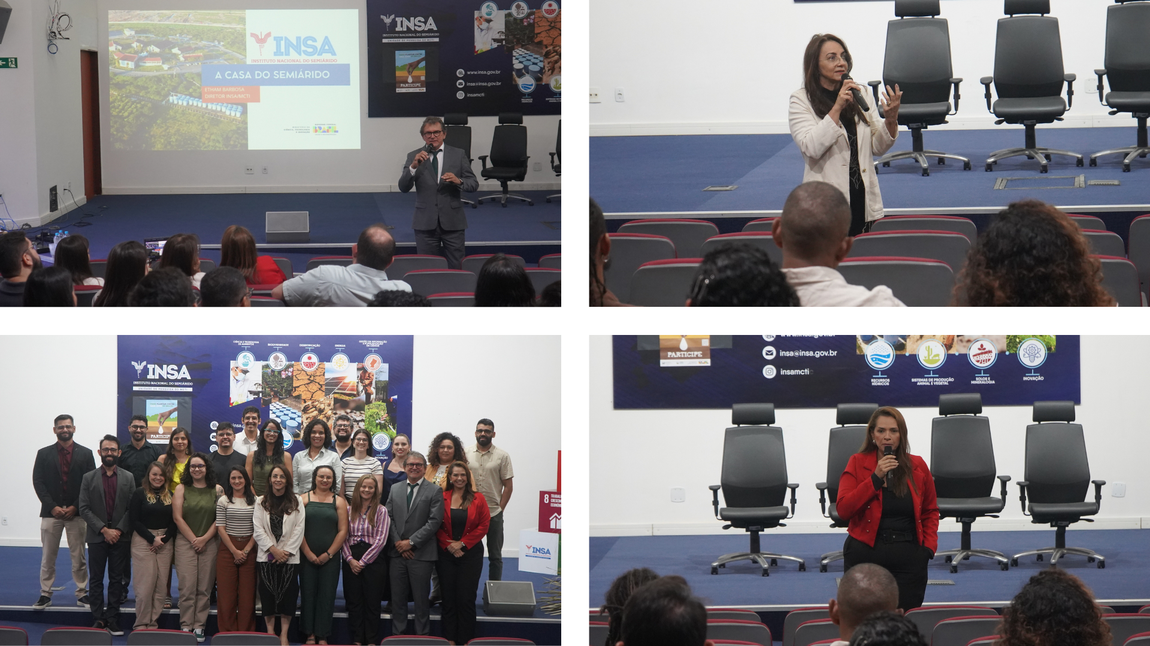 Novos servidores e seus familiares prestigiaram a abertura da programação (Victor Lima/Ascom INSA)