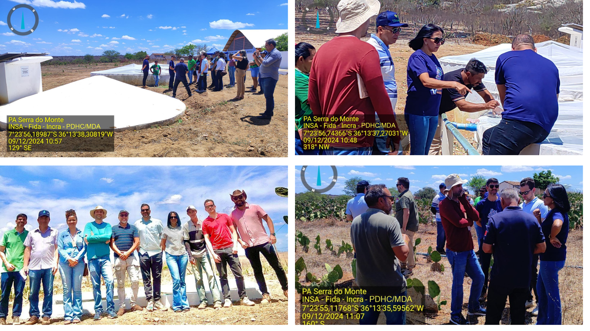 INSA/MCTI recepciona comitiva do PDHC/MDA e FIDA em visita técnica do Projeto Produção de Palma Forrageira e Reúso Agrícola