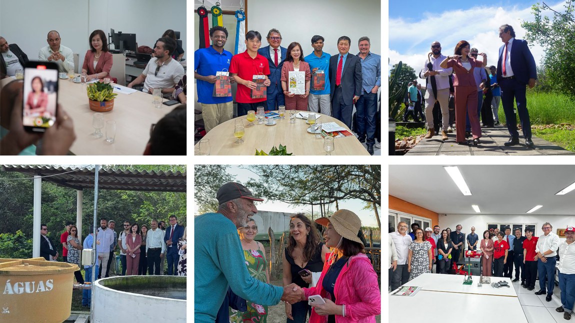 A delegação participou de uma programação intensa que incluiu visitas técnicas, reuniões institucionais e articulações com universidades. Fotos: Valécia Estrela e Victor Lima