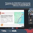 Pesquisa do INSA foi selecionada para 11º Encontro de Divulgação de Ciência e Cultura (EDICC)