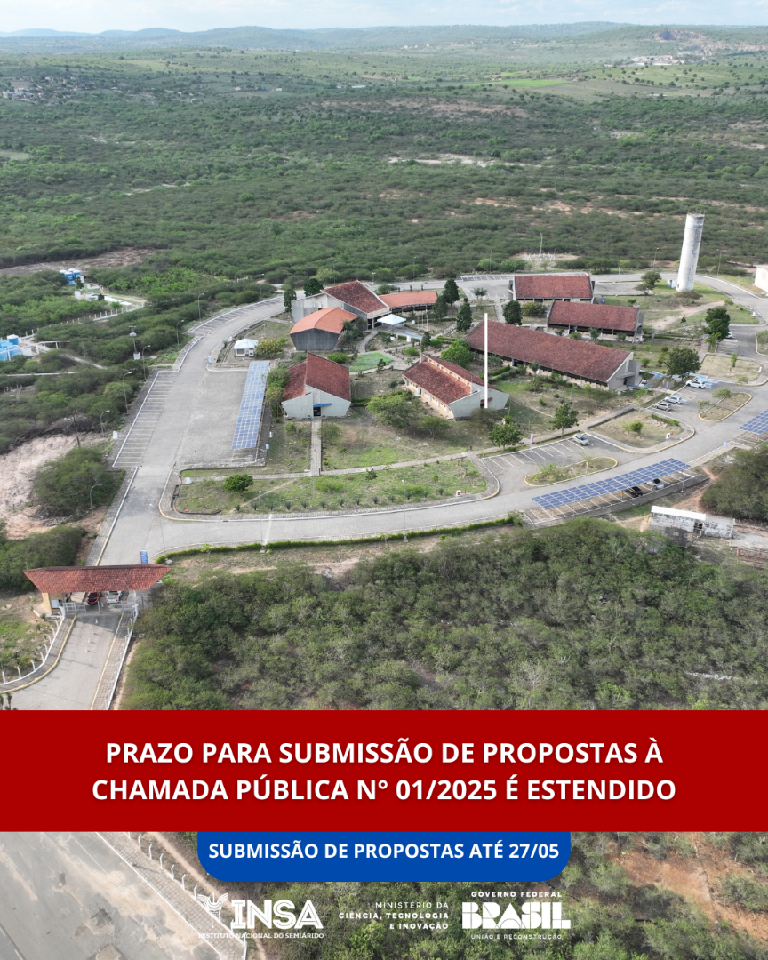 Prazo para submissão de propostas à Chamada Pública n° 01/2025 é estendido