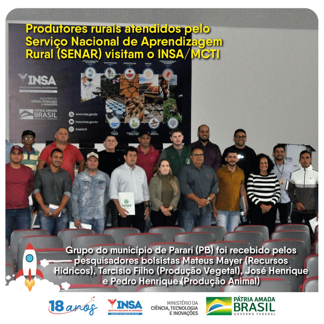 Produtores rurais atendidos pelo Serviço Nacional de Aprendizagem Rural (SENAR) visitam o INSA/MCTI 1.jpg