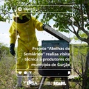 Projeto “Abelhas do Semiárido” realiza visita técnica a produtores de Gurjão