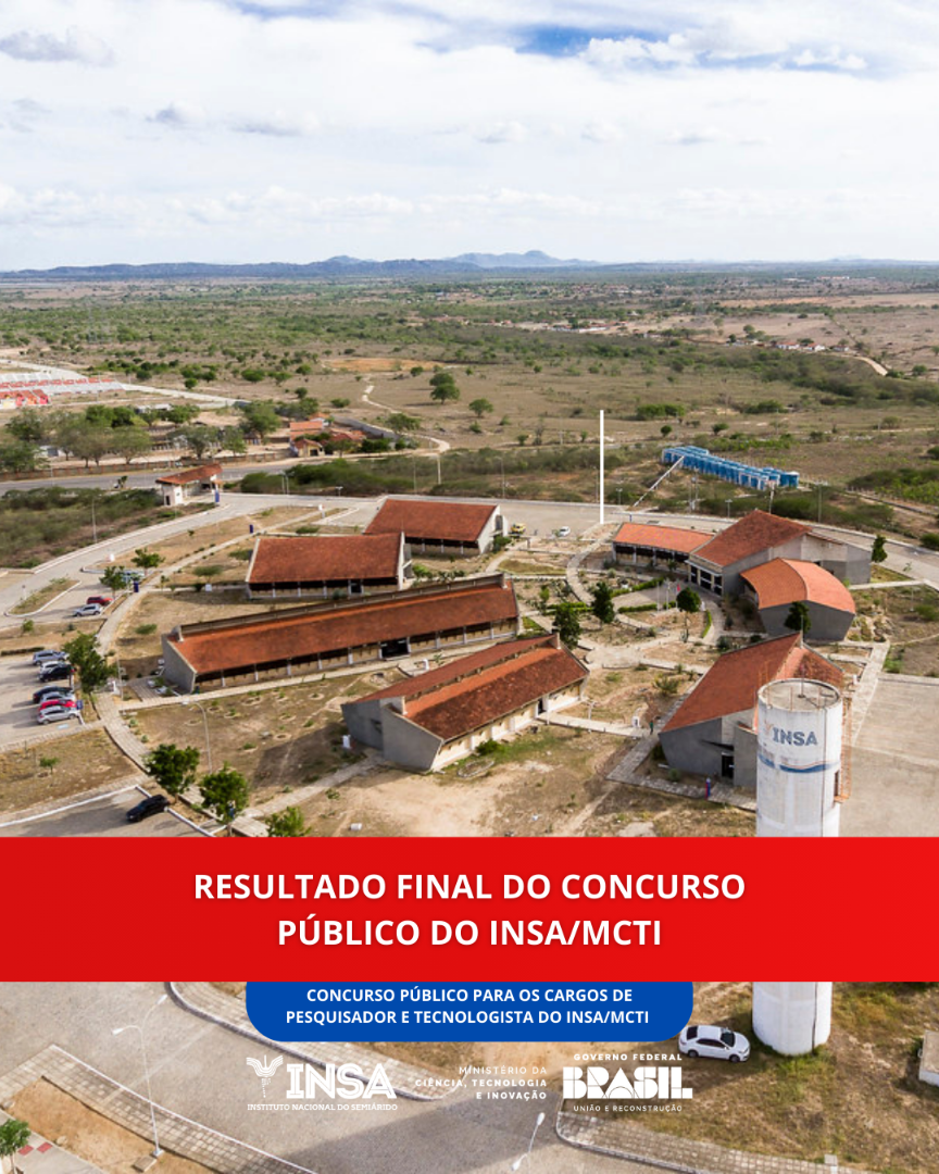 Resultado Final do Concurso Público do INSA/MCTI